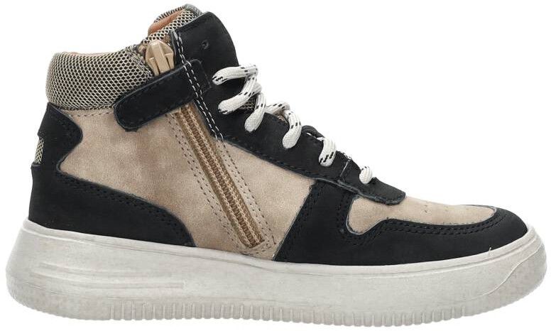 Keq Veterschoenen Hoog zwart