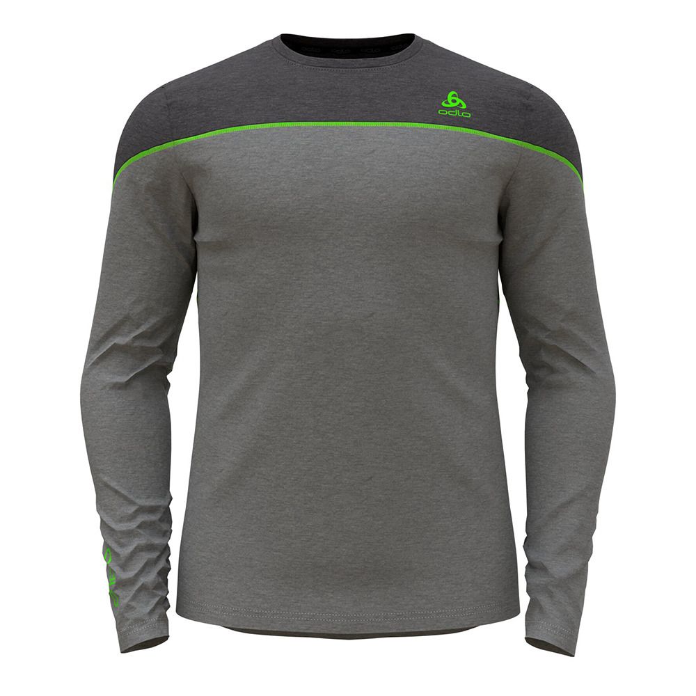 Odlo REVELSTOKE PW 150 - Sous-couche Homme odlo graphite grey melange - lounge lizard