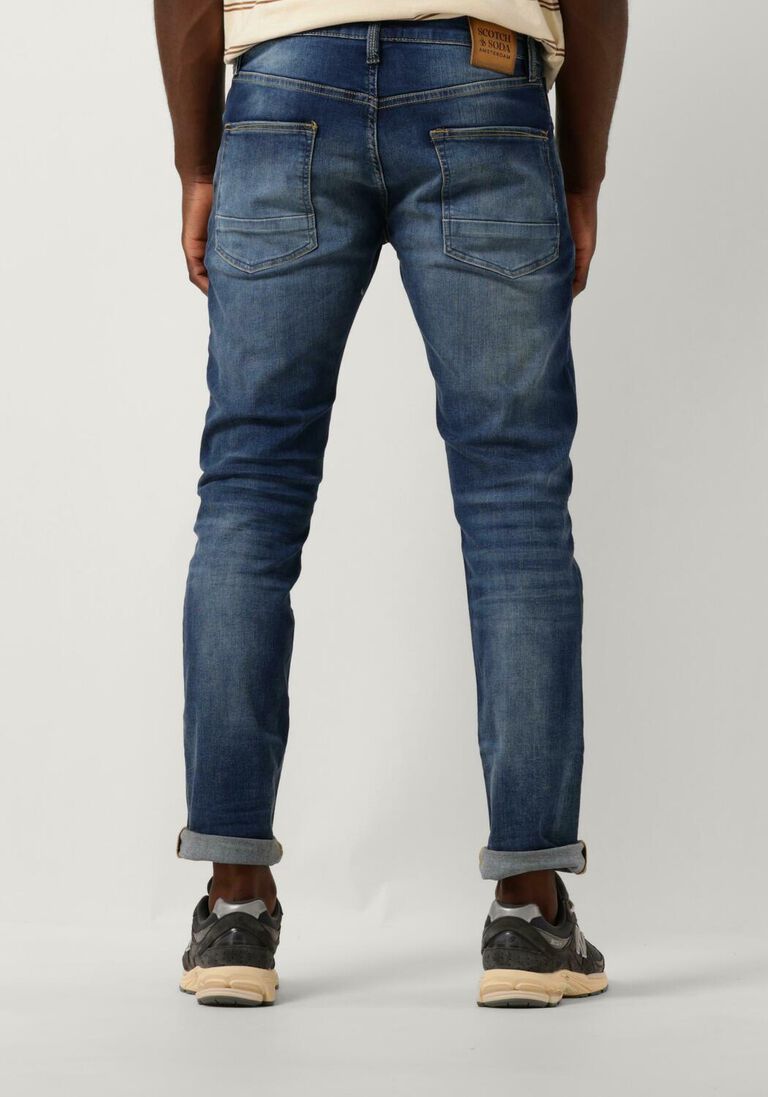 SCOTCH & SODA blauwe scotch & soda slim fit jeans essentials ralston slim jeans