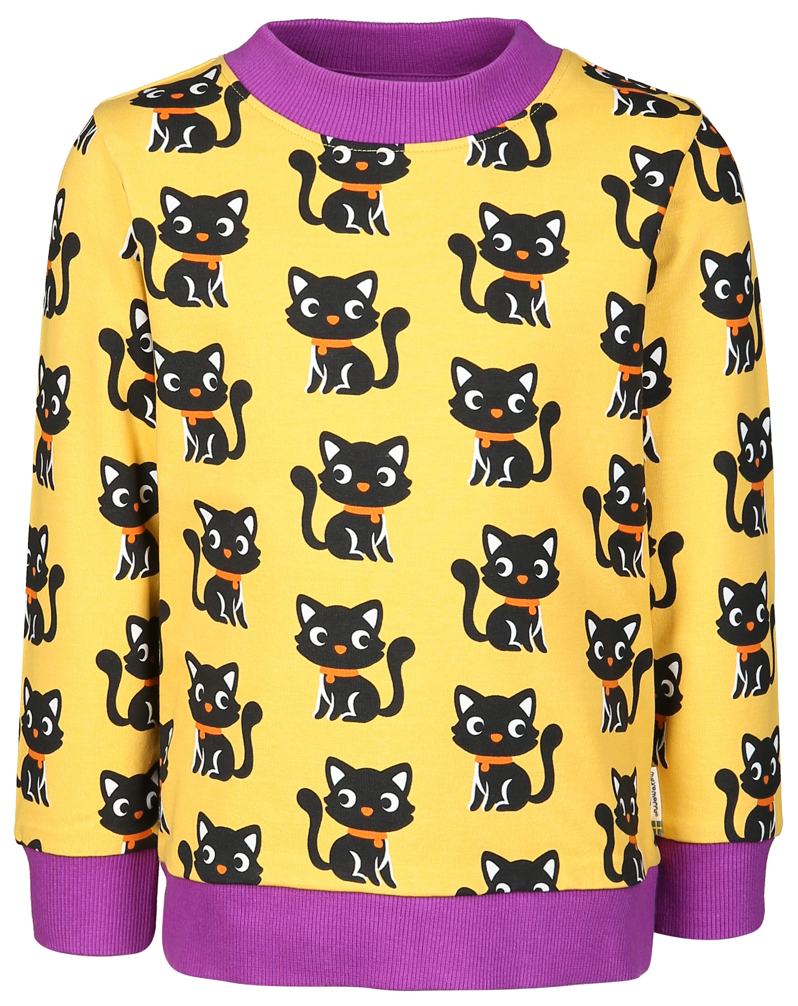 Sweatshirt CAT in gelb