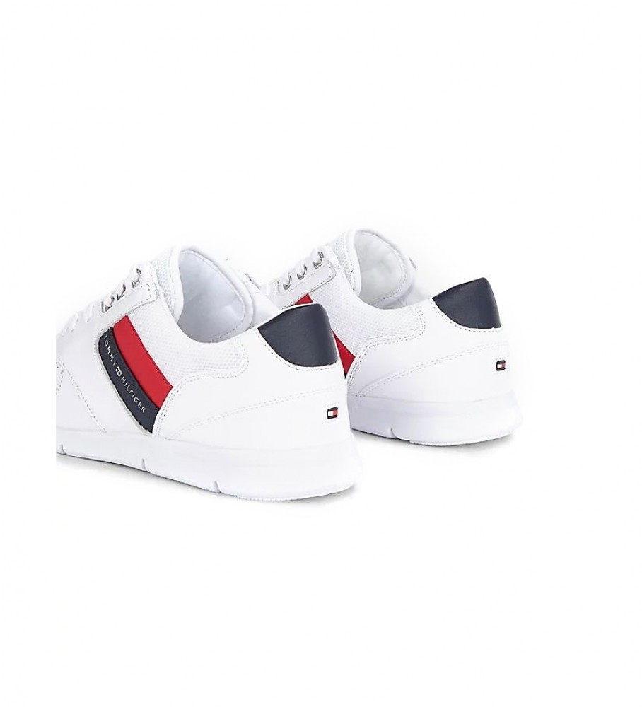 Tênis Tommy Hilfiger de couro leve, branco