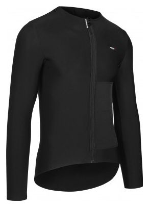 Sous vetement Hiver manches longues ASSOS EQUIPE RS Winter LS Mid Layer Black Series Thermo Booster