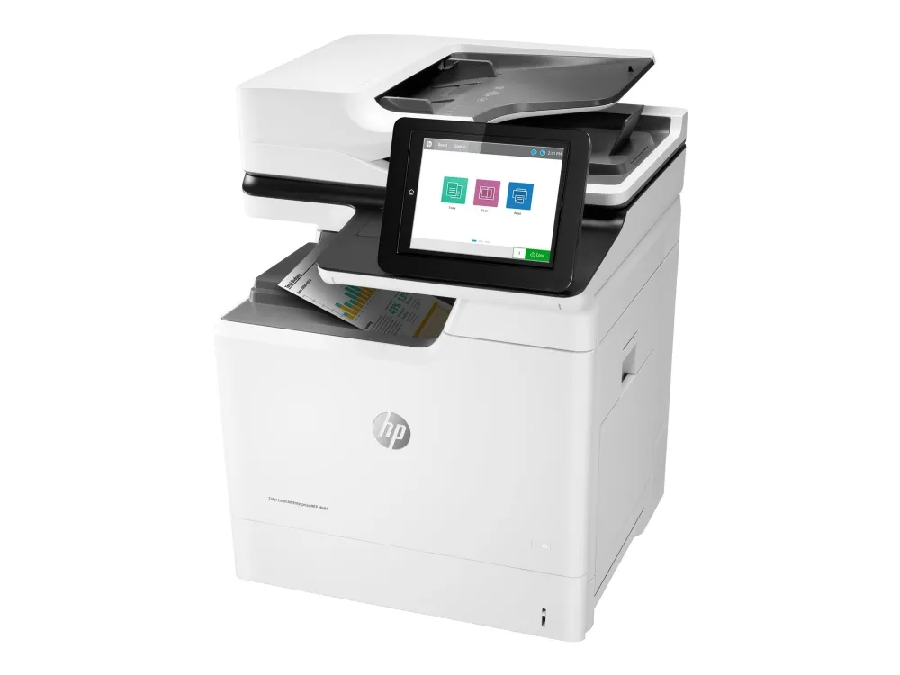 HP Color LaserJet Enterprise MFP M681dh - Multifunktionsprinter - farve - laser - 215.9 x 863.6 mm (original) - A4/Legal (medie) - op til 47 spm (kopiering) - op til 47 spm (udskriver) - 650 ark - USB 2.0, Gigabit LAN, USB 2.0 vært