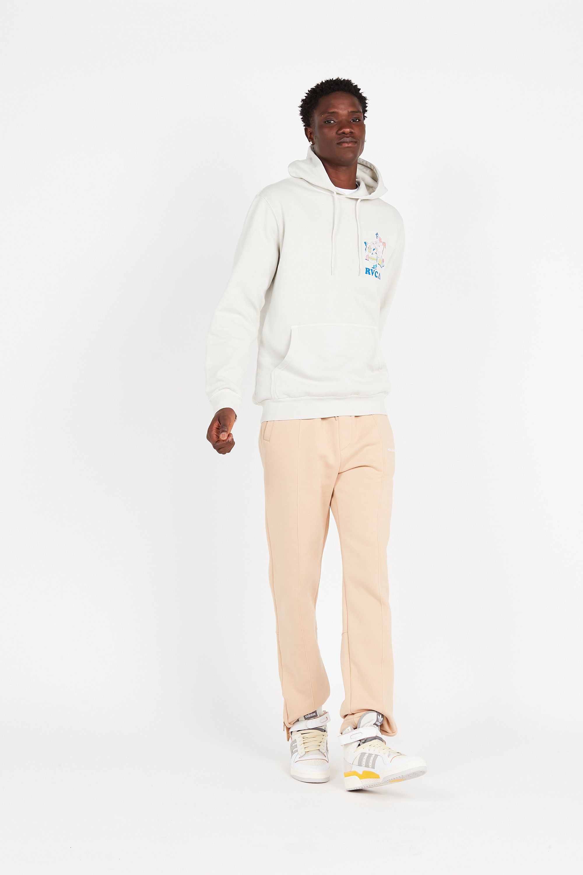 Hologram Jogging  Pant Monochrome Beige