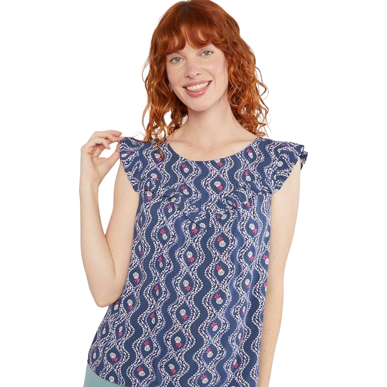 Blutsgeschwister Damen Wild Baby Doll Bluse