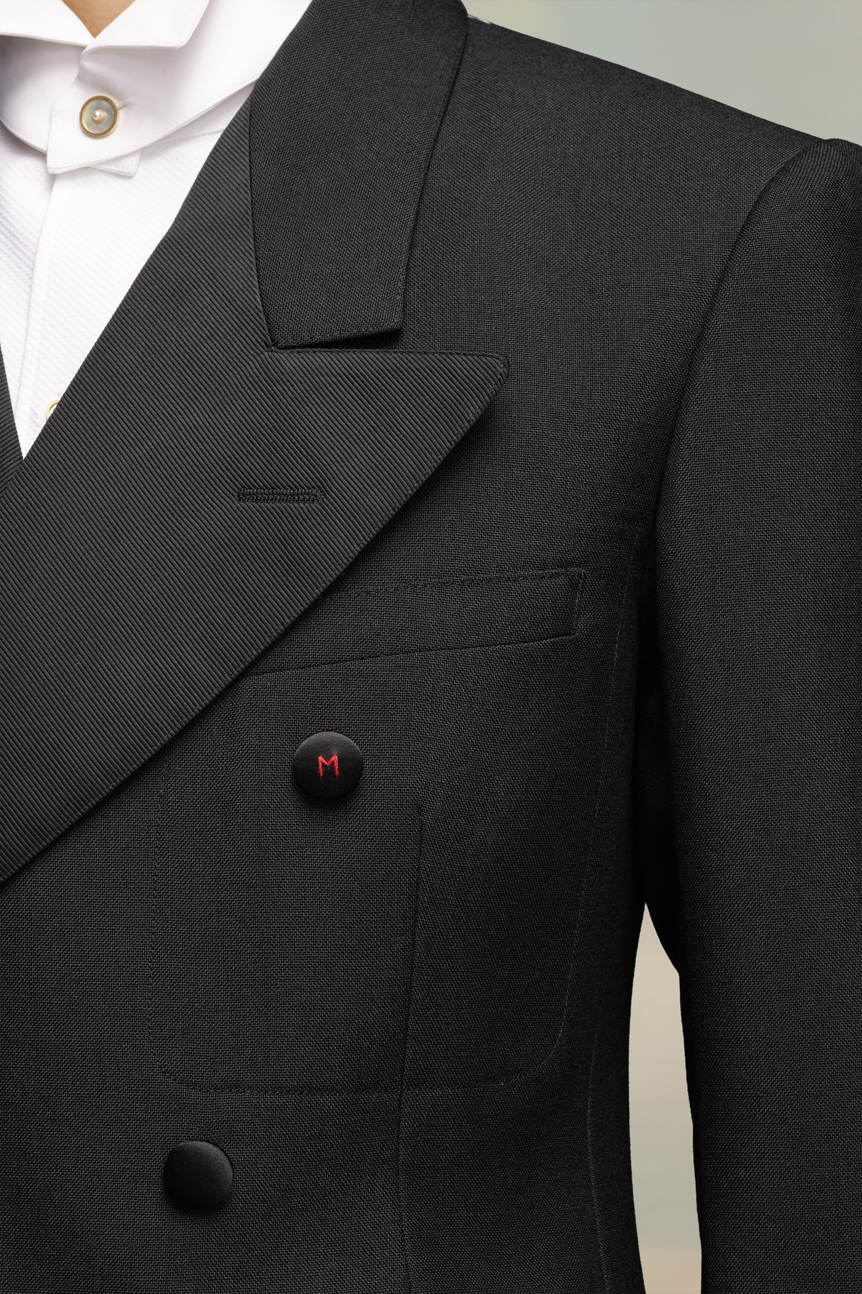Blazer en mohair brfrannique