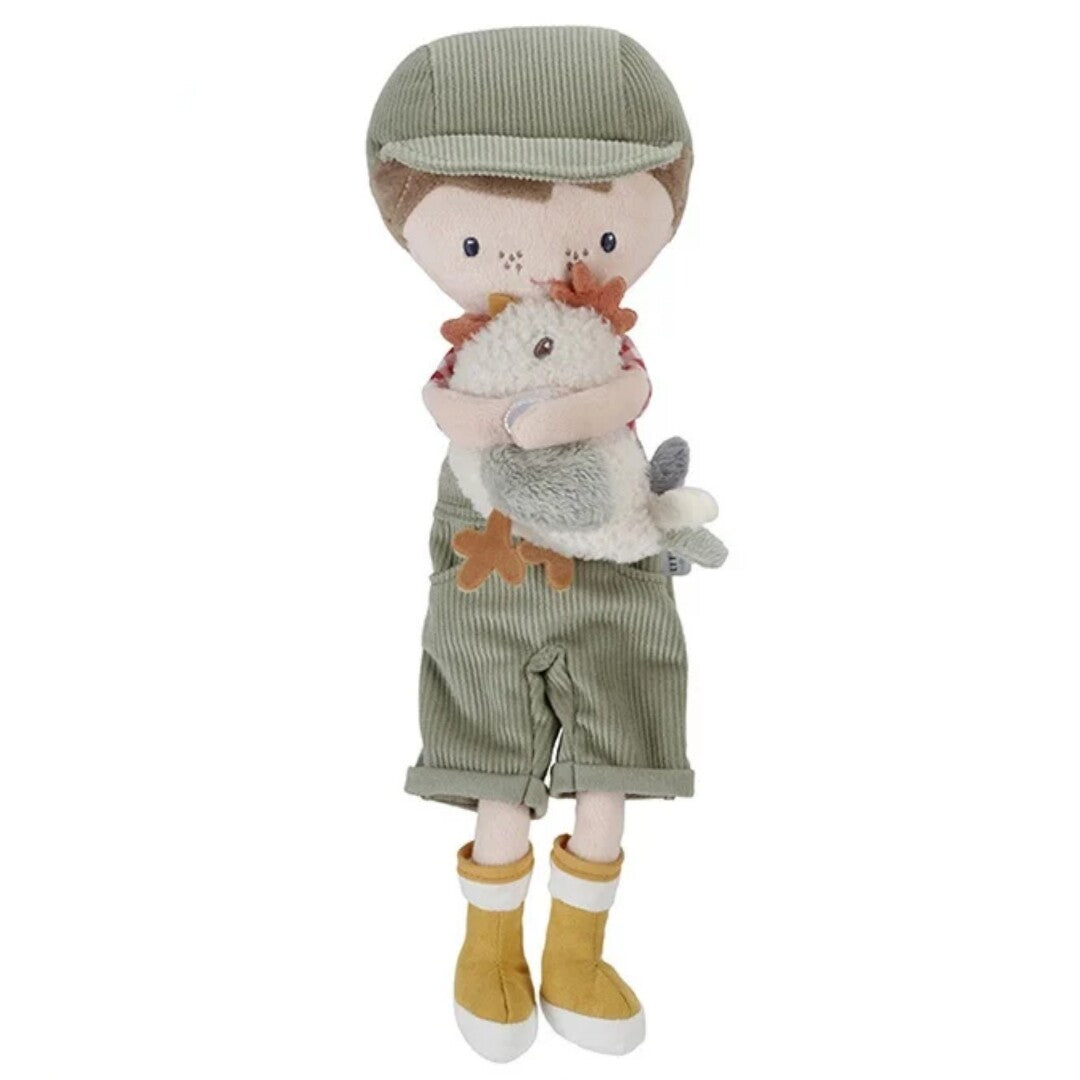 Little dutch lappenpop jim - boer - 35 cm