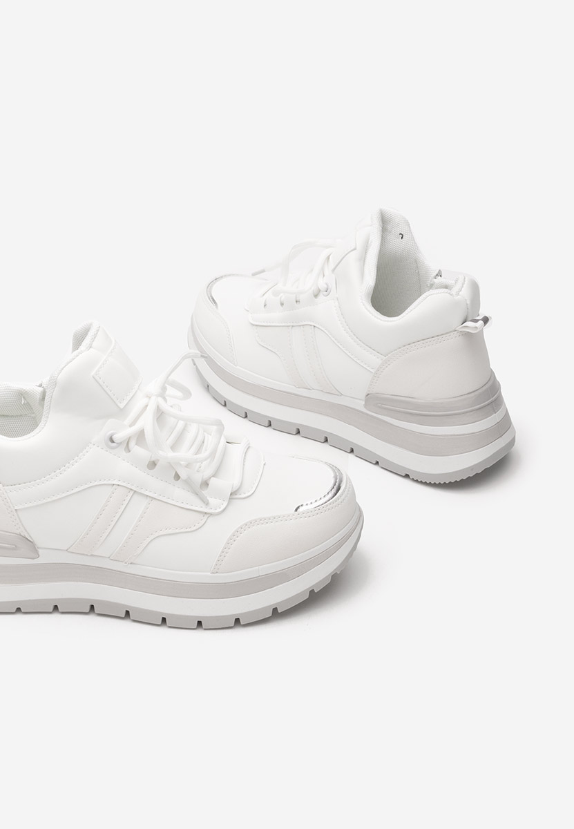 Baskets pour femme blancs Mindi