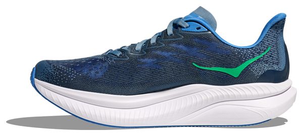 Chaussures Running Hoka Mach 6 Bleu/Blanc Homme