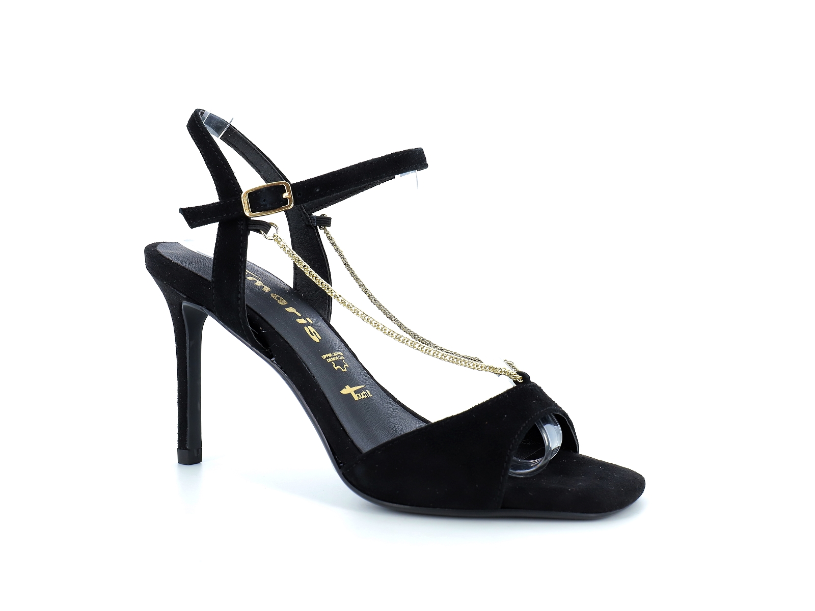 Tamaris-28004 Nubuck Velours Noir