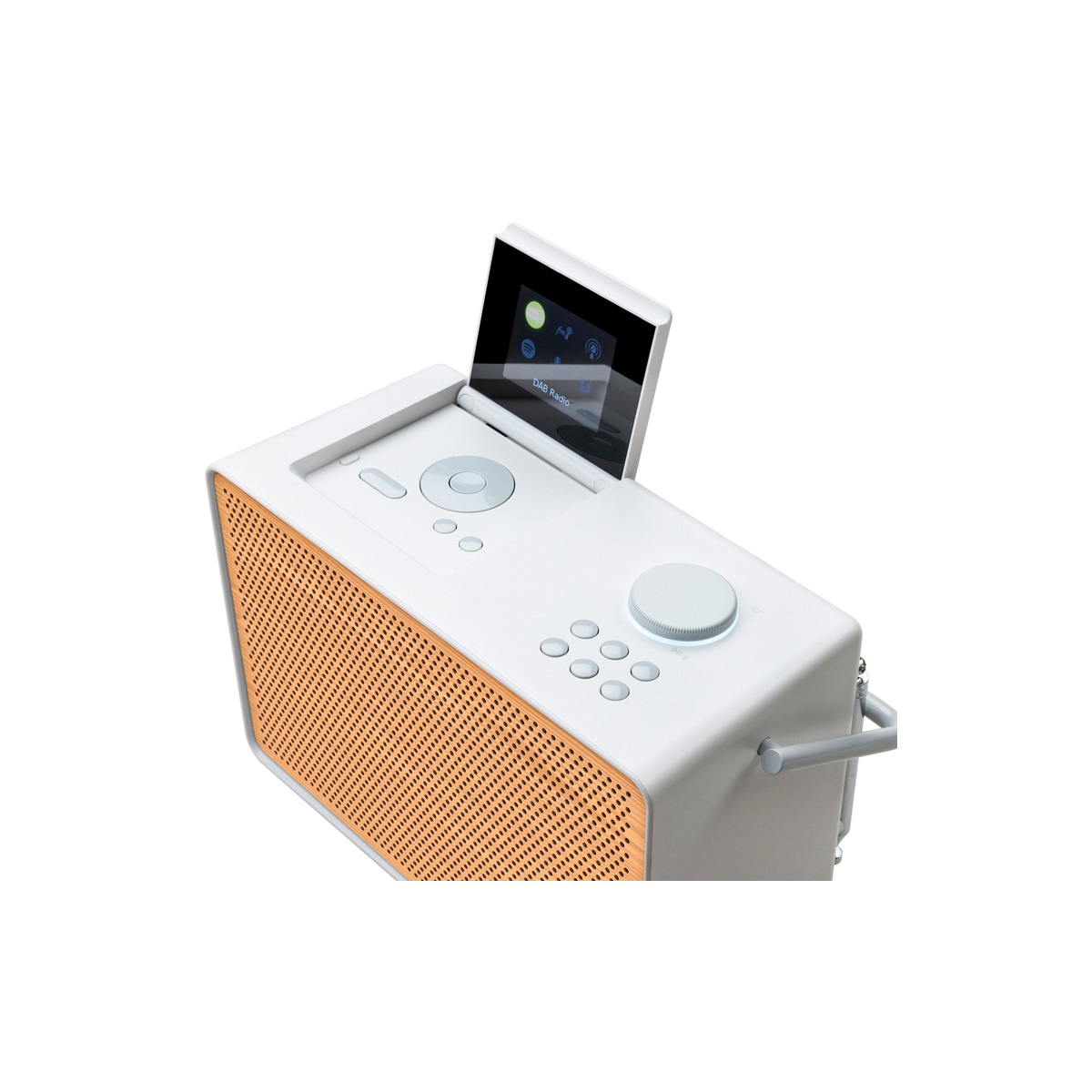 Pure Evoke Play Wood Edition digitalradio (hvit)
