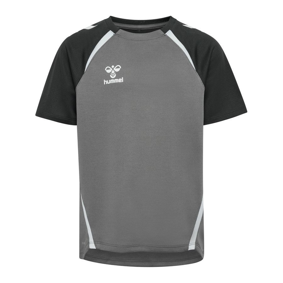 Hummel T-shirt d'Entraînement hmlLEAD 2.0 - Gris/Gris/Blanc Enfant