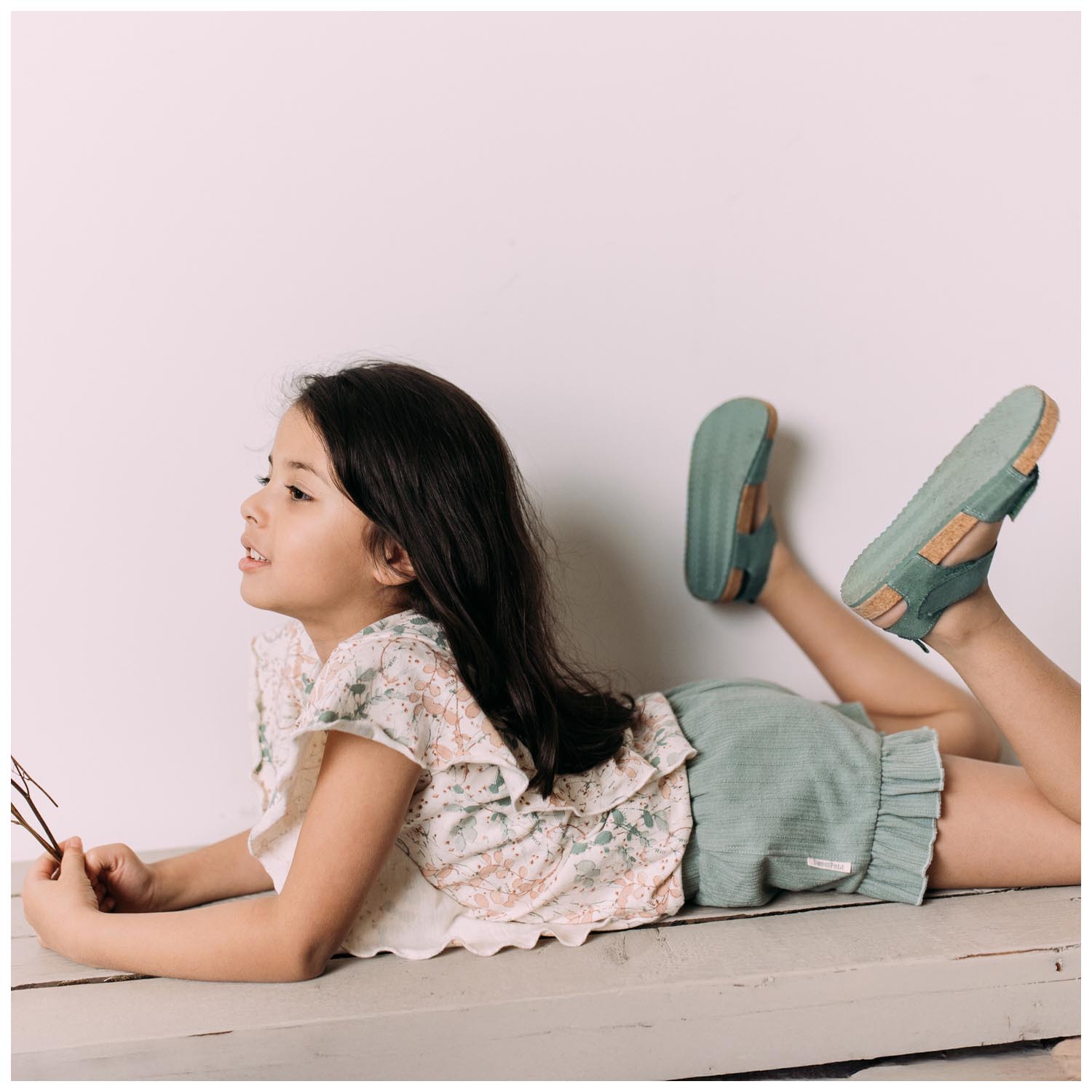 Sweet petit meisjes peuter shirt + short