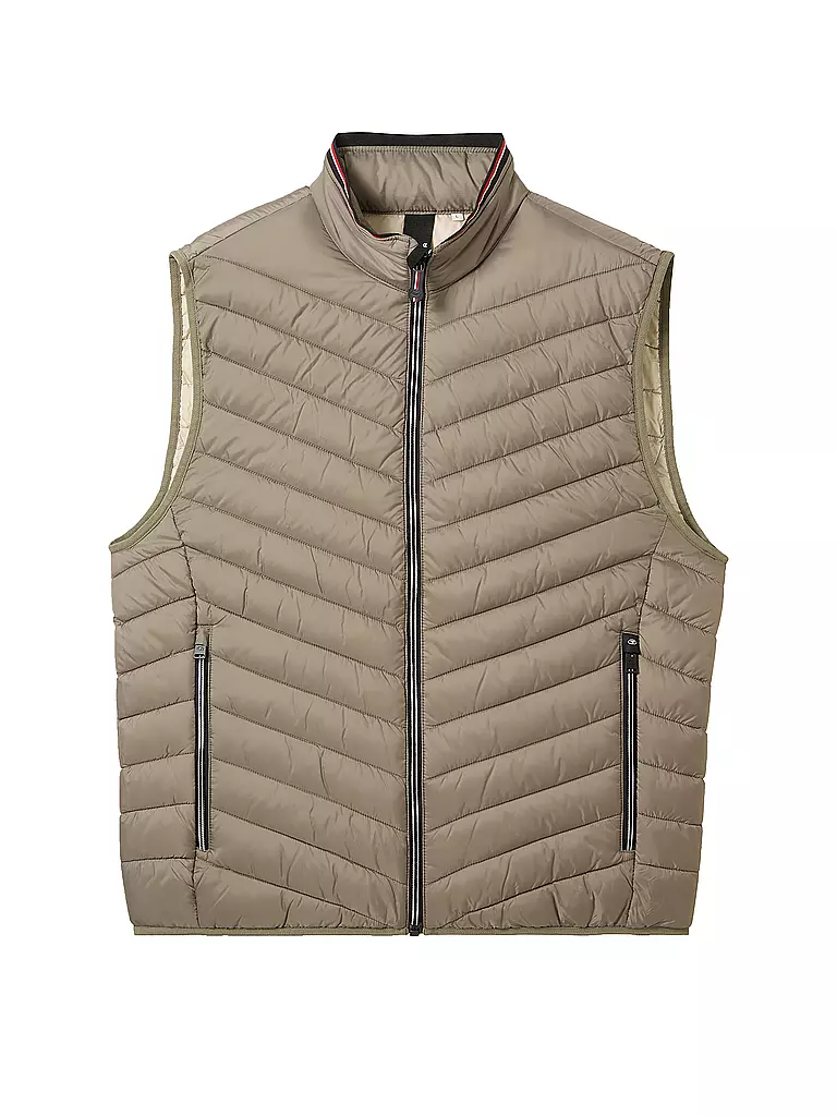 TOM TAILOR Steppgilet beige