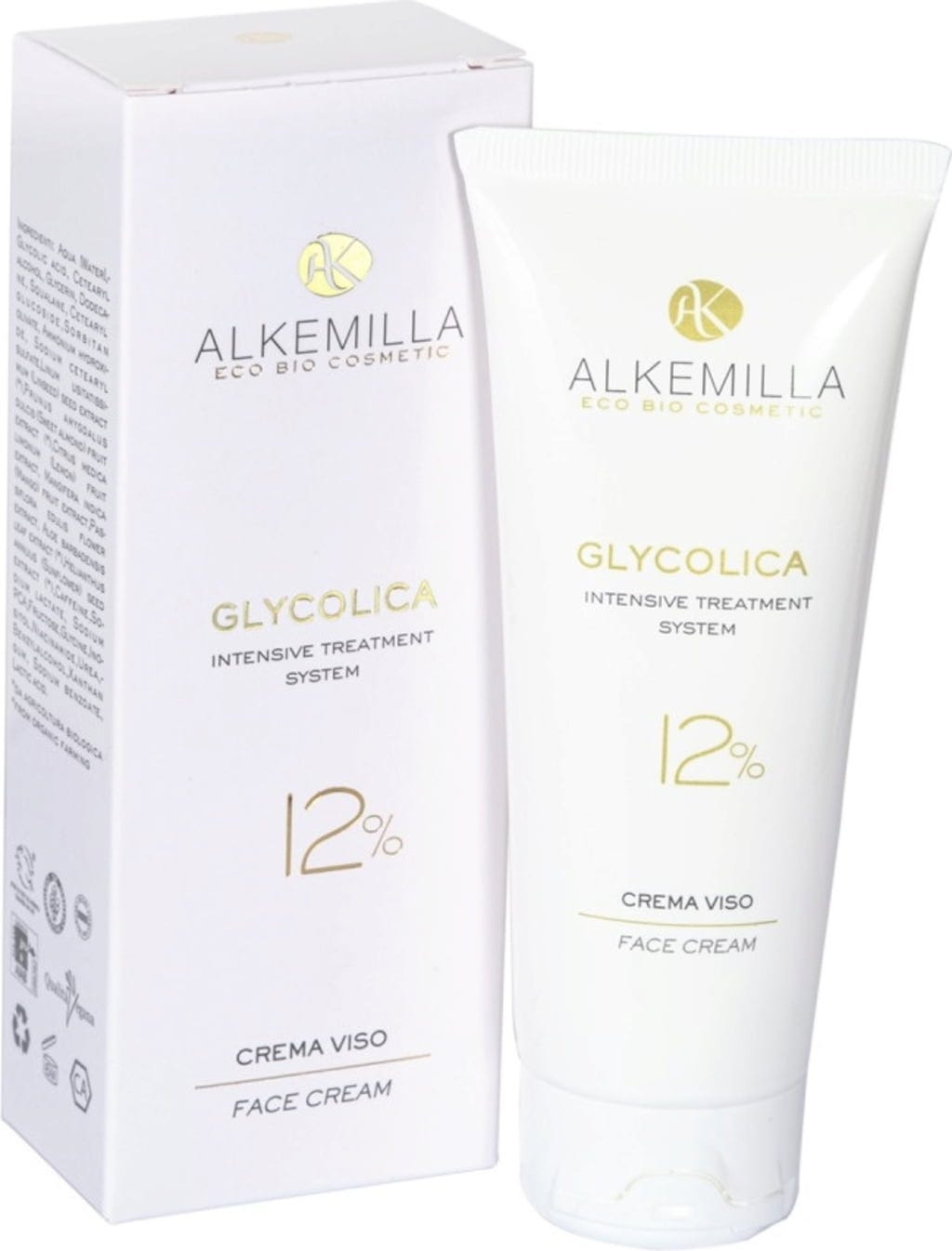 Alkemilla Eco Bio Cosmetic  Glycolica Gesichtscreme 12%, 100 ml
