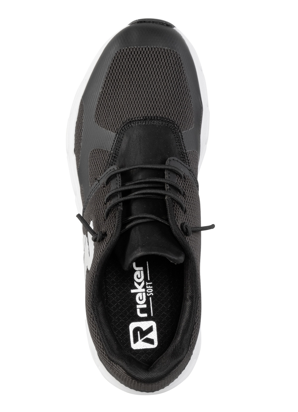 Rieker Sneaker aus teilweise beschichtetem Meshmaterial