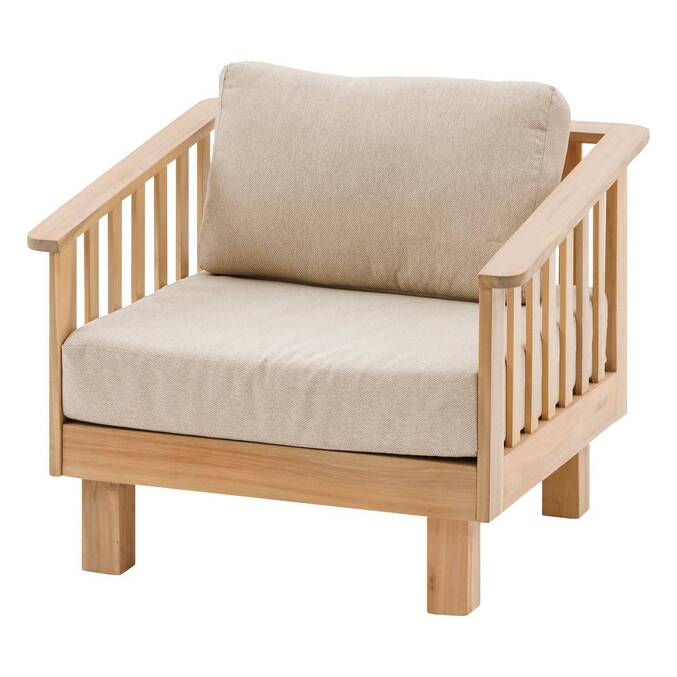 Fauteuil de salon de jardin XENIA Acacia
