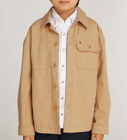 Tommy Hilfiger Hemd - Utility-Overshirt - Classic+ Khaki