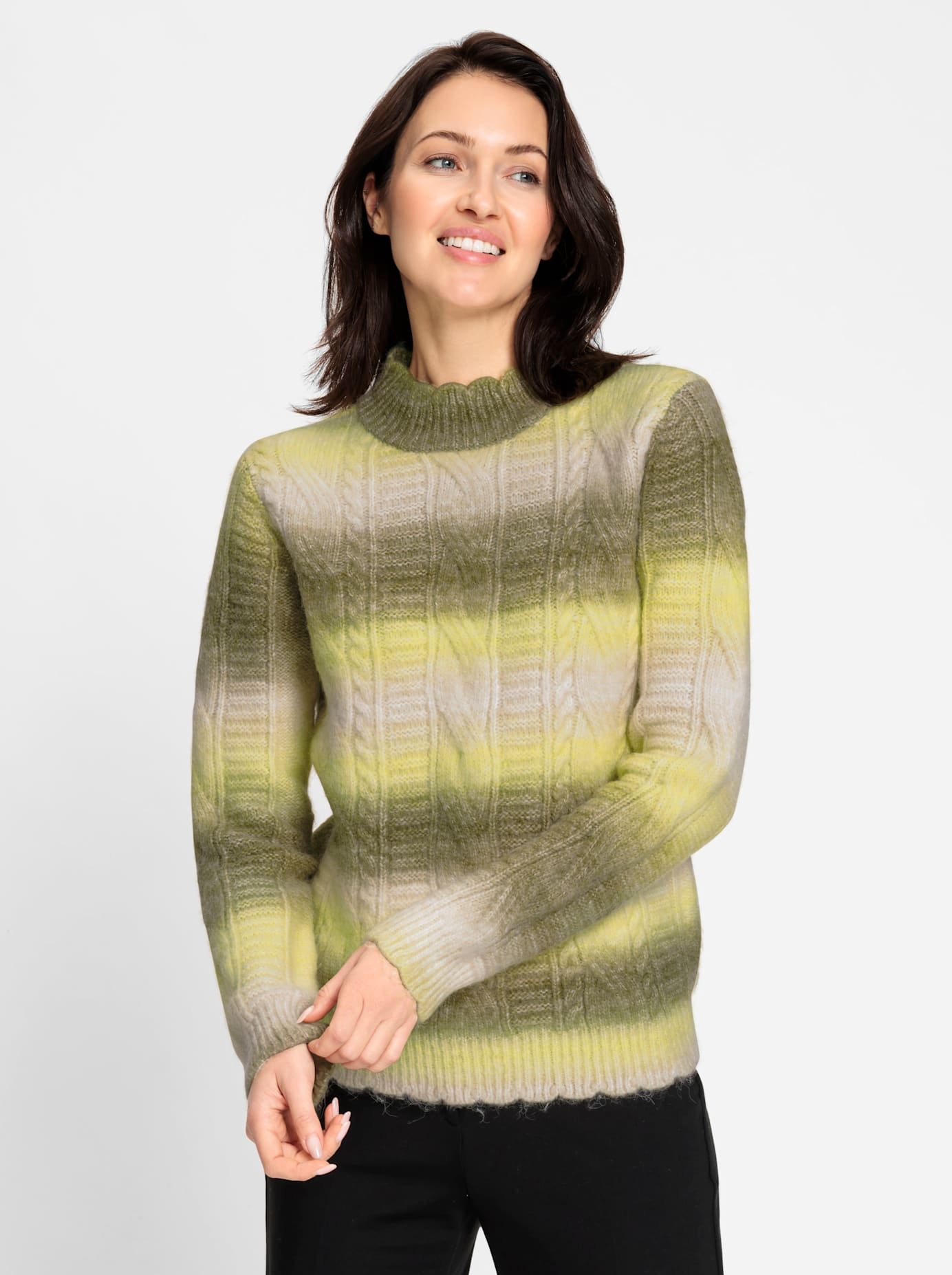 Inspirationen Stehkragenpullover »Pullover«