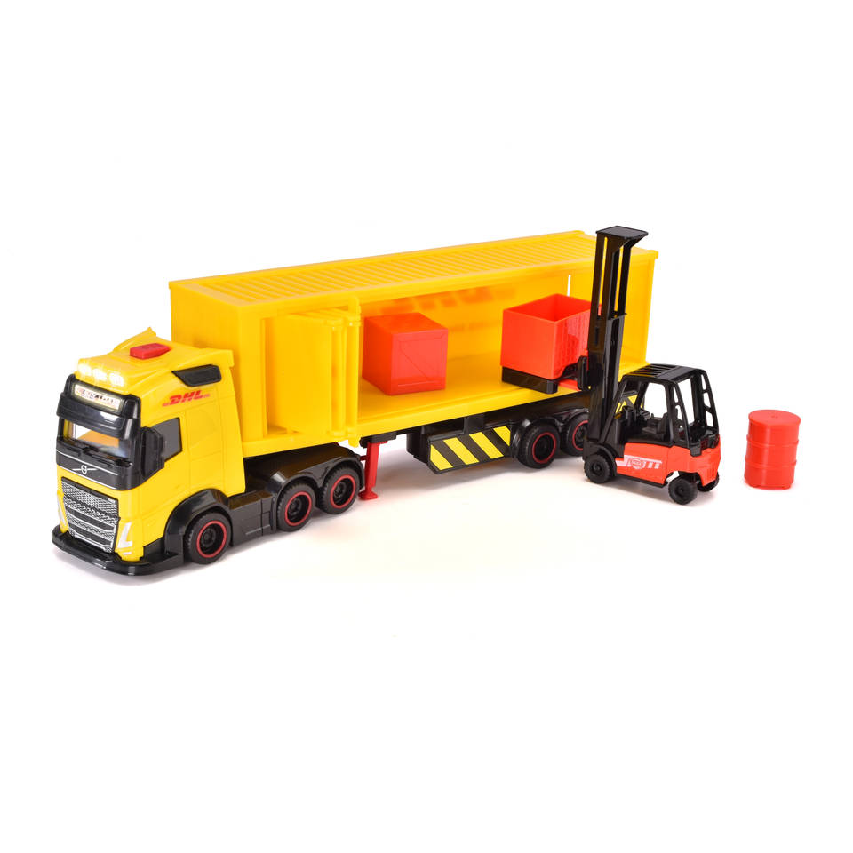 Dickie Toys Volvo FH16 DHL vrachtwagen - 35 cm