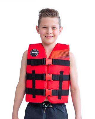 JOBE Flytevest Nylon Junior, Rød