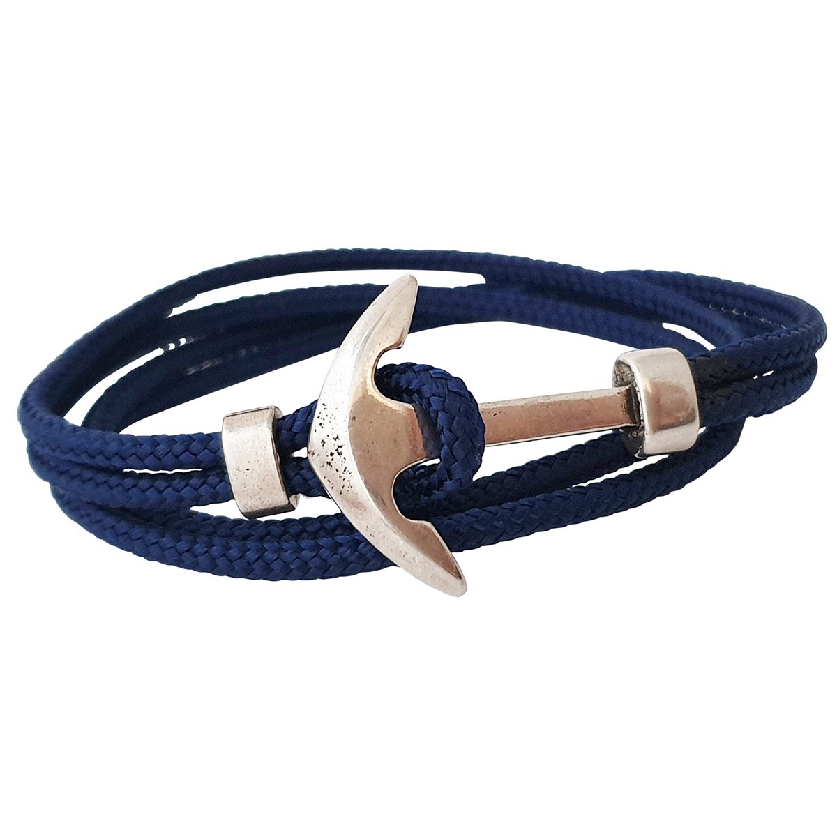 Bracelet ancre marine homme fait main
