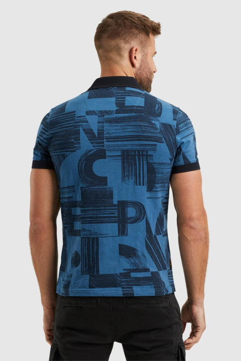 PME legend blauwe heren polo