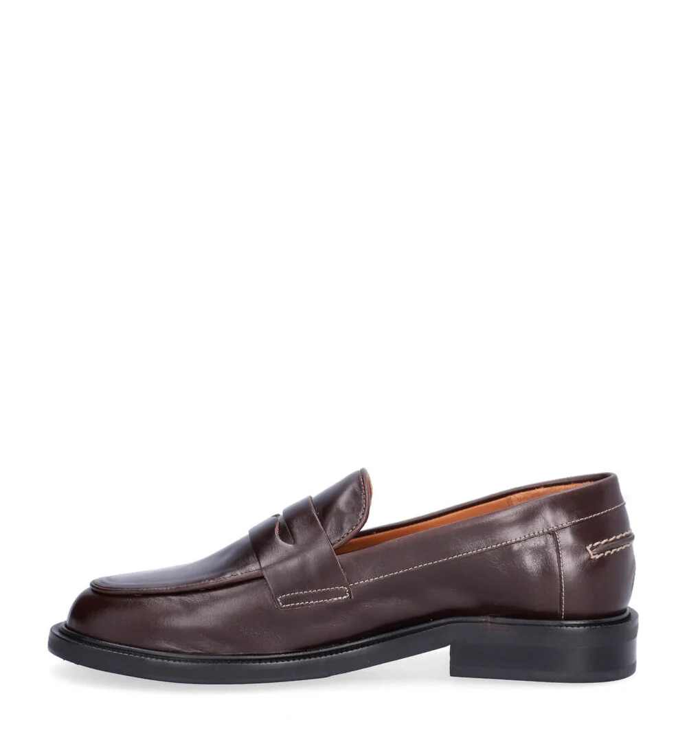 Billi Bi  A7410 Loafer med stikninger - Espresso desire