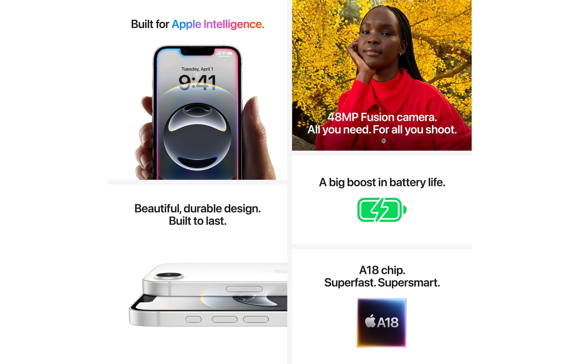 Apple Smartphone »iPhone 16e« Weiss