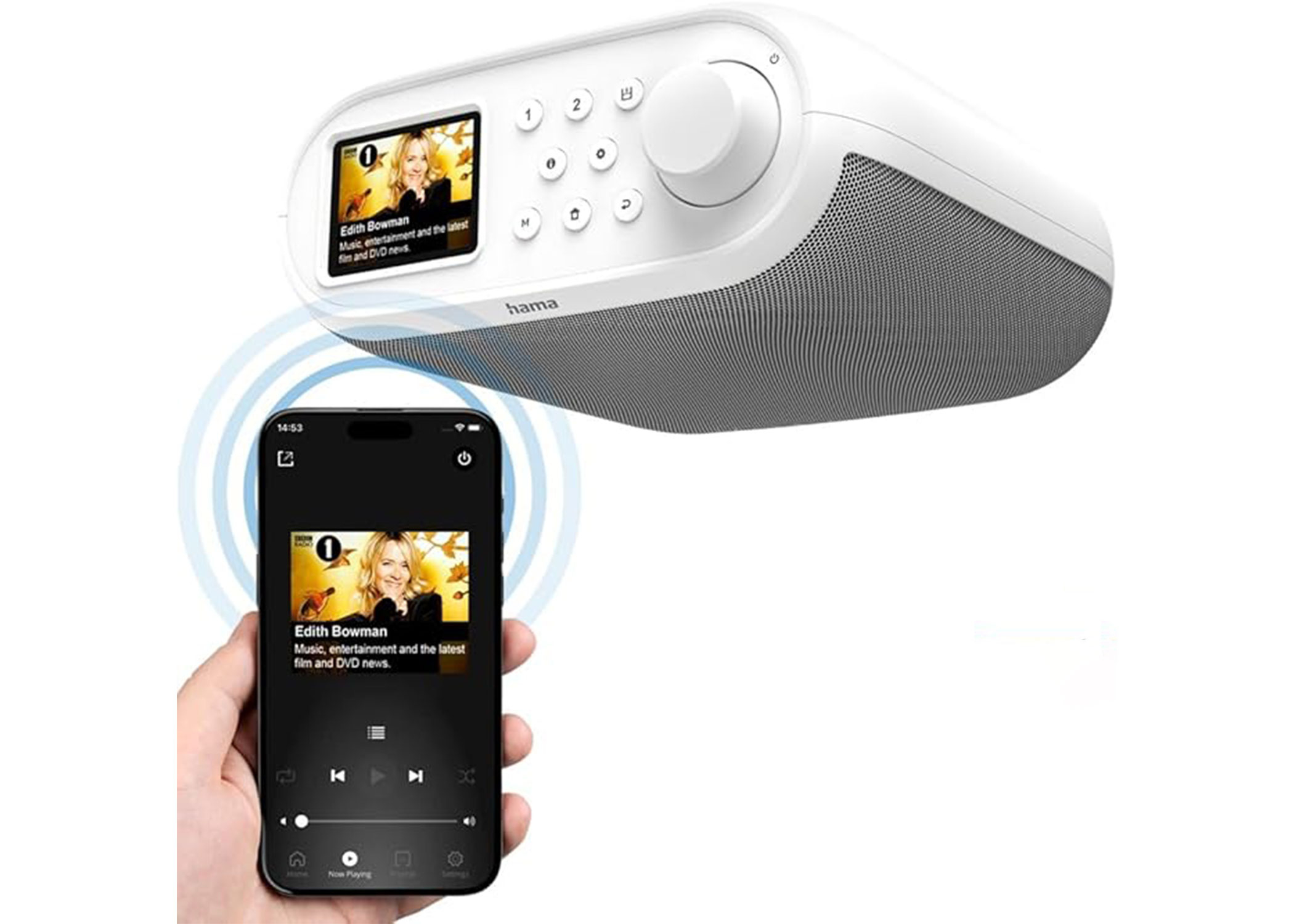 DIR400 Digital- und Internetradio mit DAB  /UKW / FM / Bluetooth / Spotify Lautsprecher Speaker 2.4