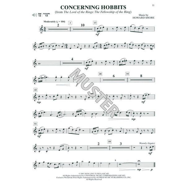 Alfred Music Publishing Ultimate Movie Solos Clarinet