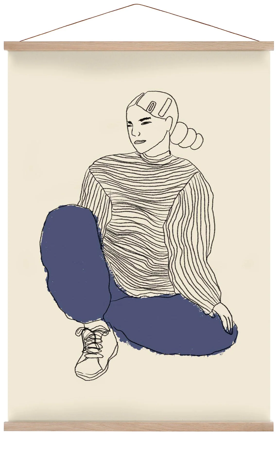 Girl Chill Blue Pants