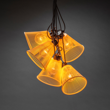 Konstsmide lichtsnoer deco geel uitbreidingsset 10 lampen 10 meter