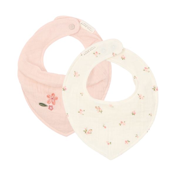Little Dutch Bandana Slab Hydrofiel - Set van 2 - Fairy Blossom & Blossom