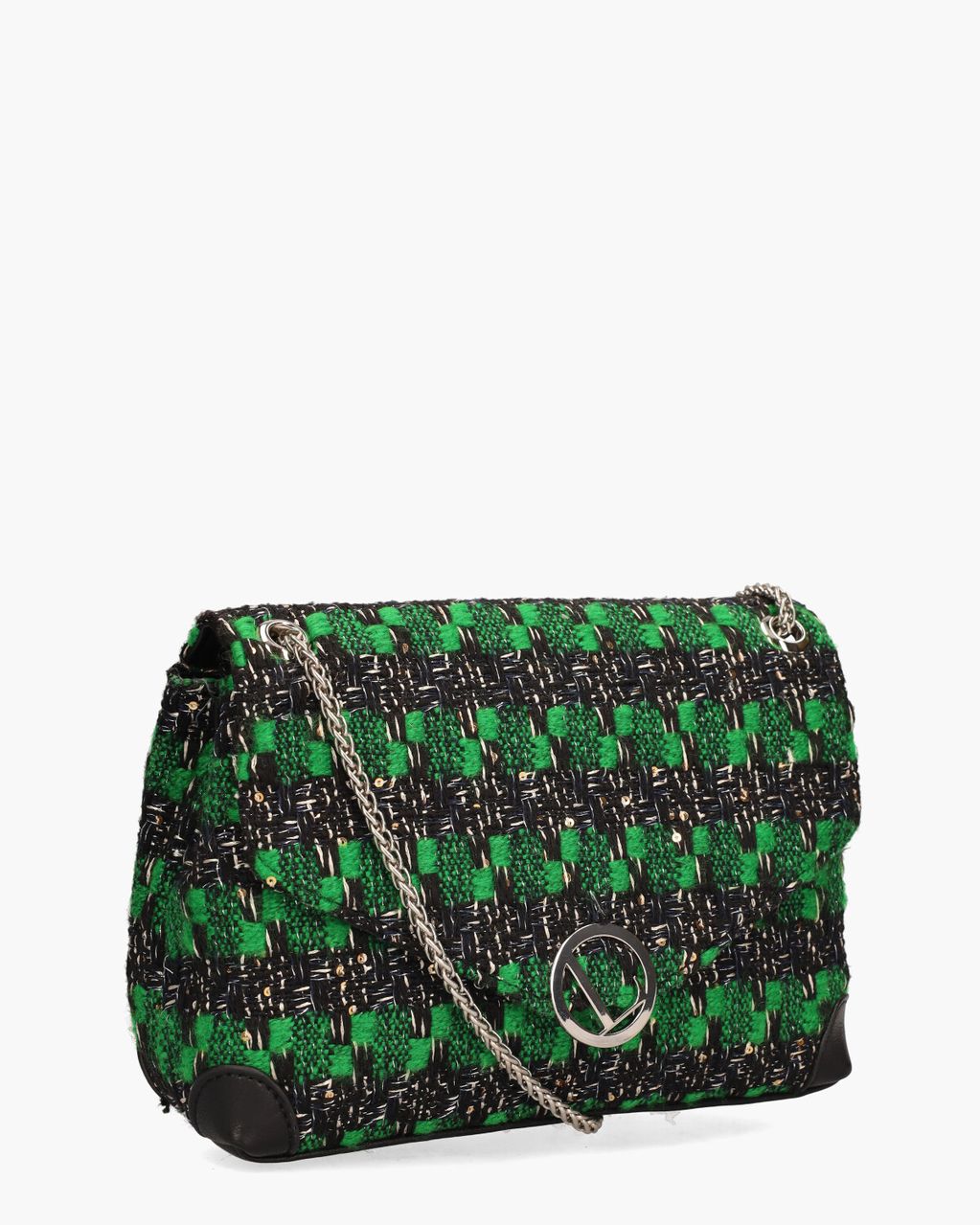 Lollipops Modugno Shoulder Bag Zwart/Groen Tas