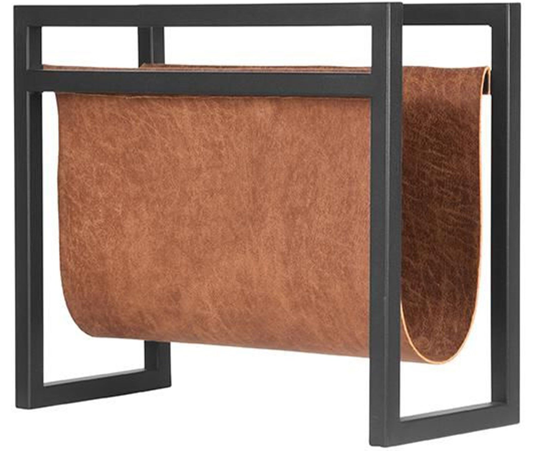 Magazinehouder Cognac MT-2272B45 x D20 x H38 cm