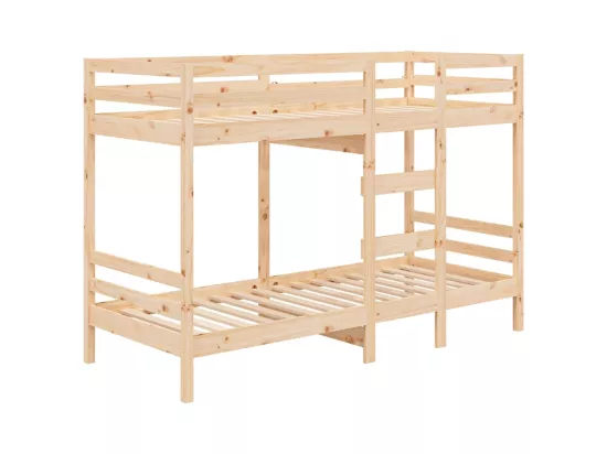 Lit superposé sans matelas 80x200 cm bois de pin massif