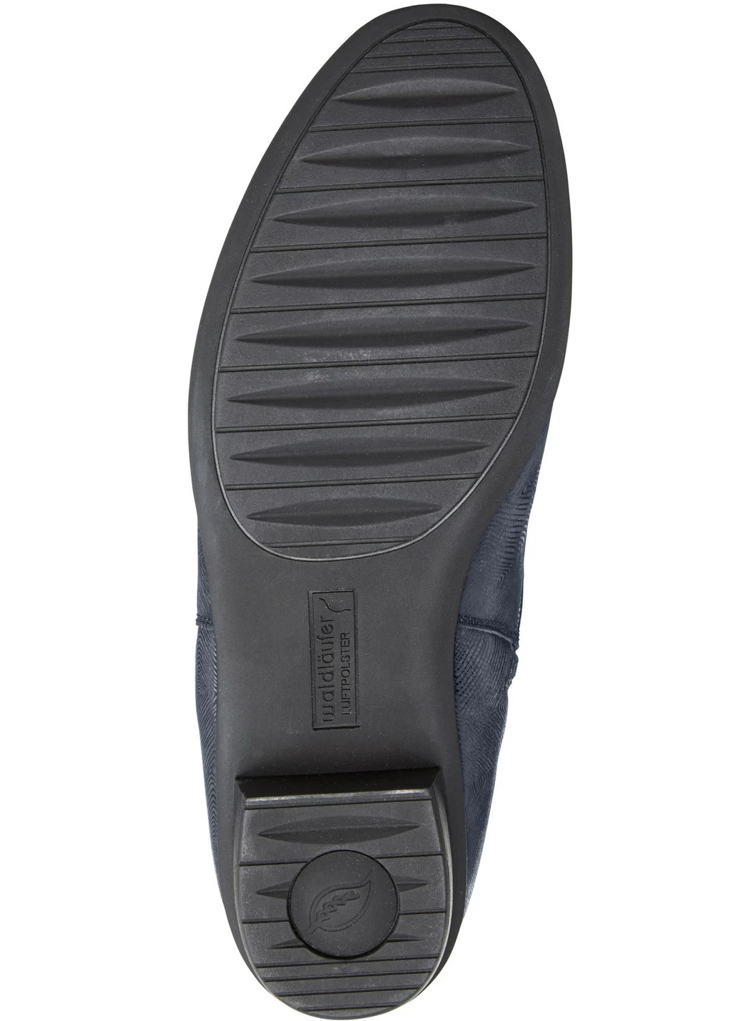 Waldläufer Stiefelette aus effektvoll geprägtem Leder