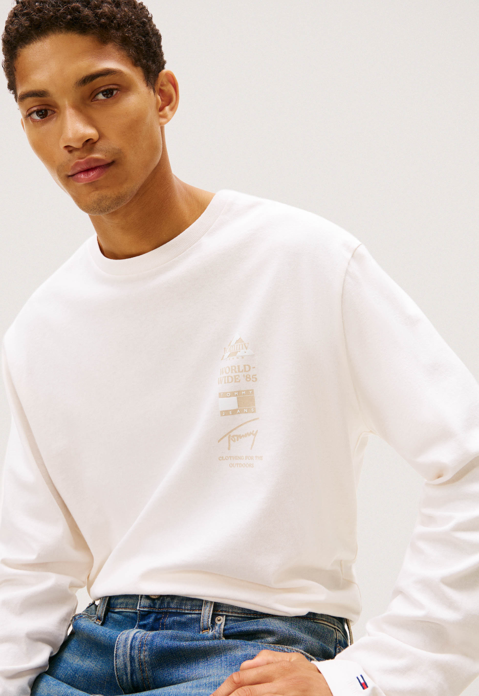 Tommy Jeans Back Graphic Relaxed Long Sleeve