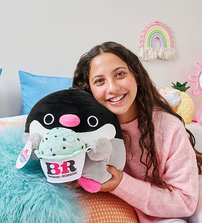 Snackles Kuscheltier - 35 cm - Der Pinguin Penelope m. Baskin Ro
