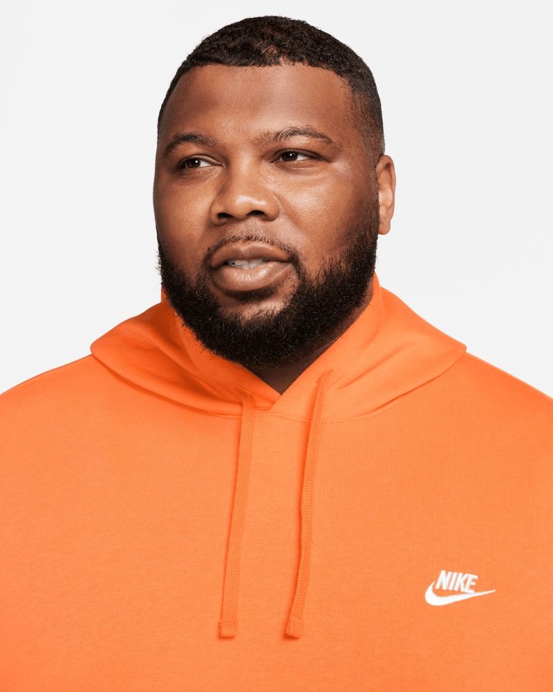 Sweat à capuche Nike Sportswear Club Fleece Orange Arctique pour homme