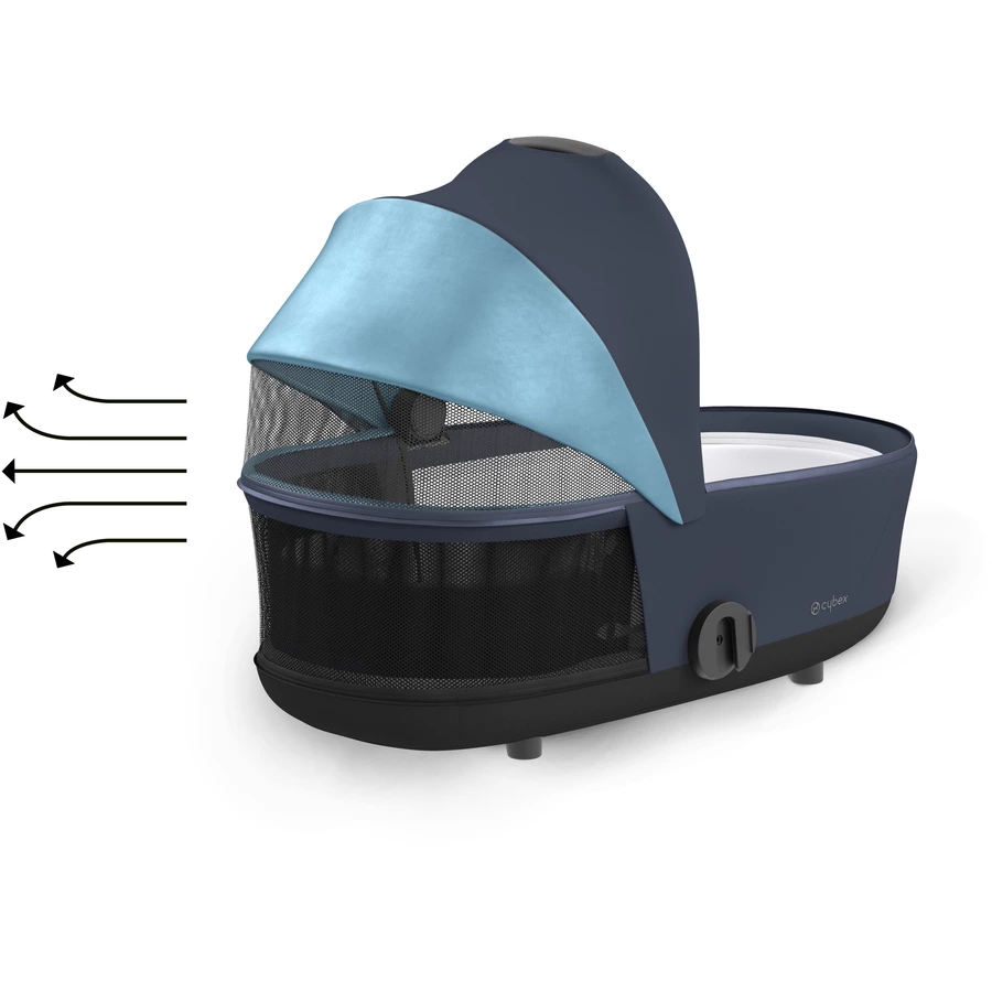 cybex PLATINUM Kinderwagenaufsatz Lux Carry Cot für New Mios Nautical Blue