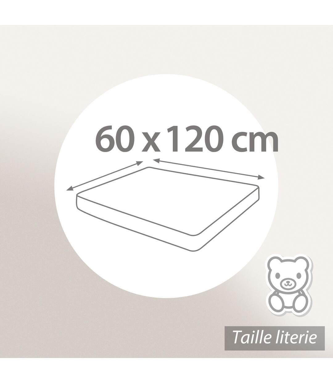Protège matelas 70x150 cm ACHUA Molleton coton 400g/m2 bonnet 15cm