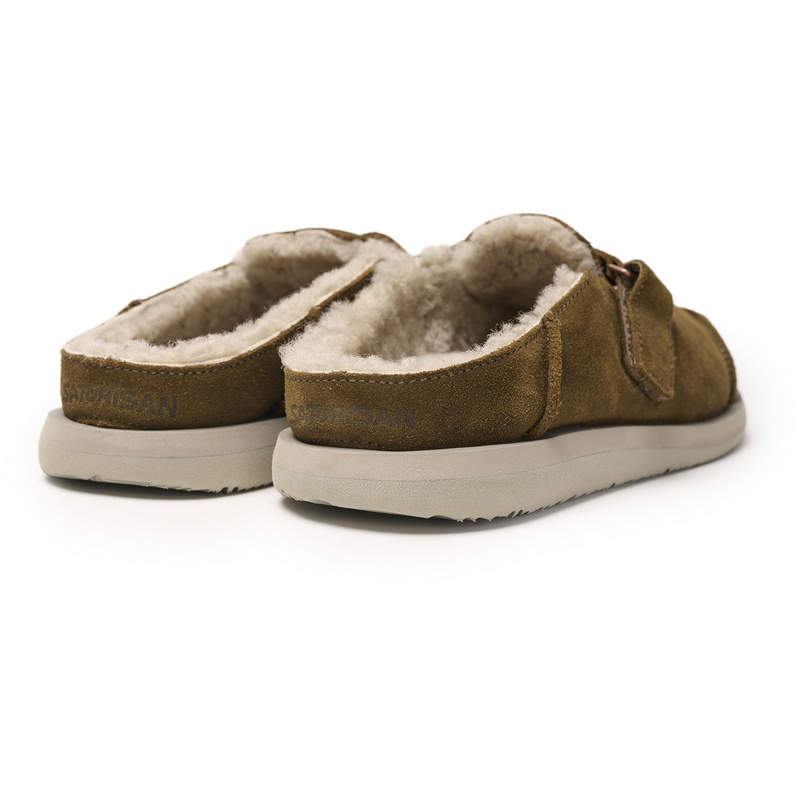 Satorisan Uwabaki Clog Strap Suede Schuhe