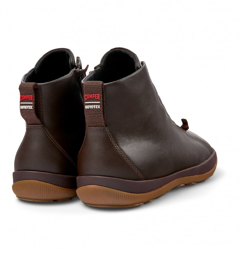 Botas Camper Peu Pista GM em couro marrom