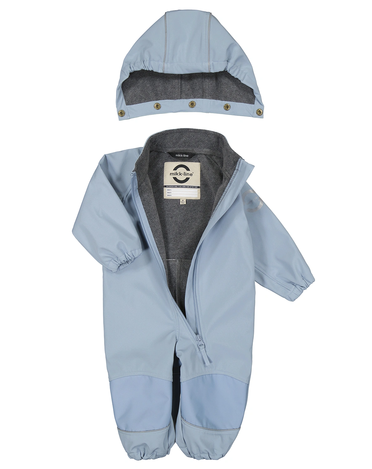 Softshell-Overall UNICOLOR in faded denim