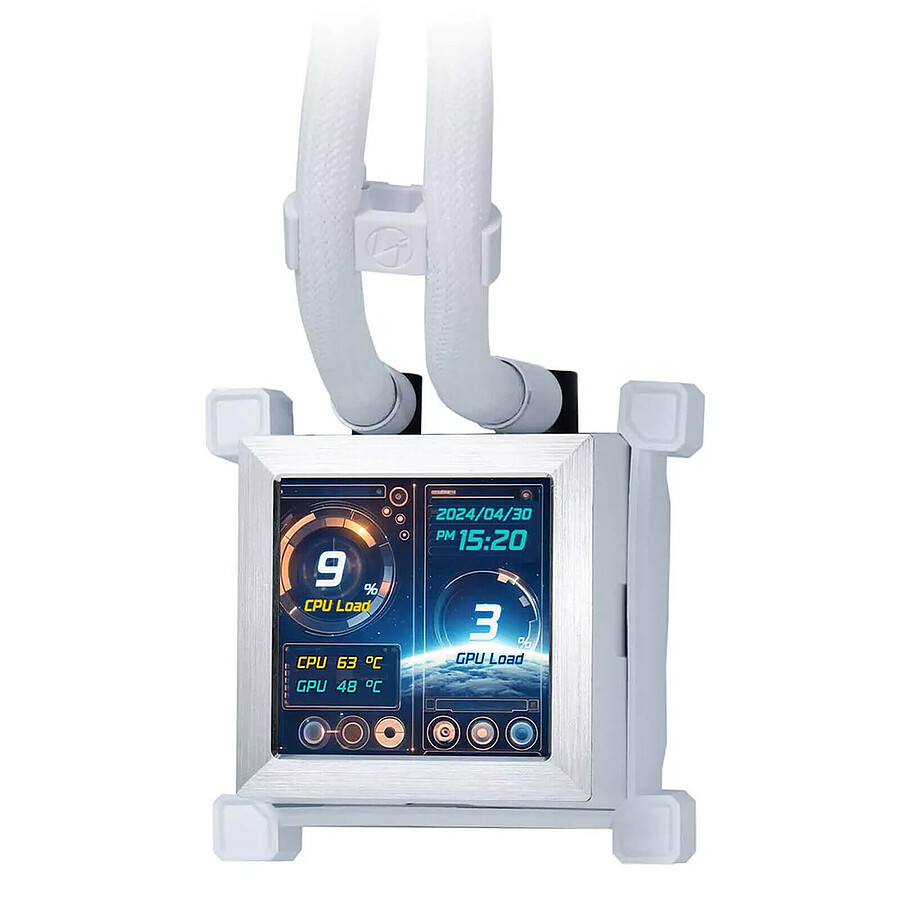 Lian Li Hydroshift LCD 360S - Blanc