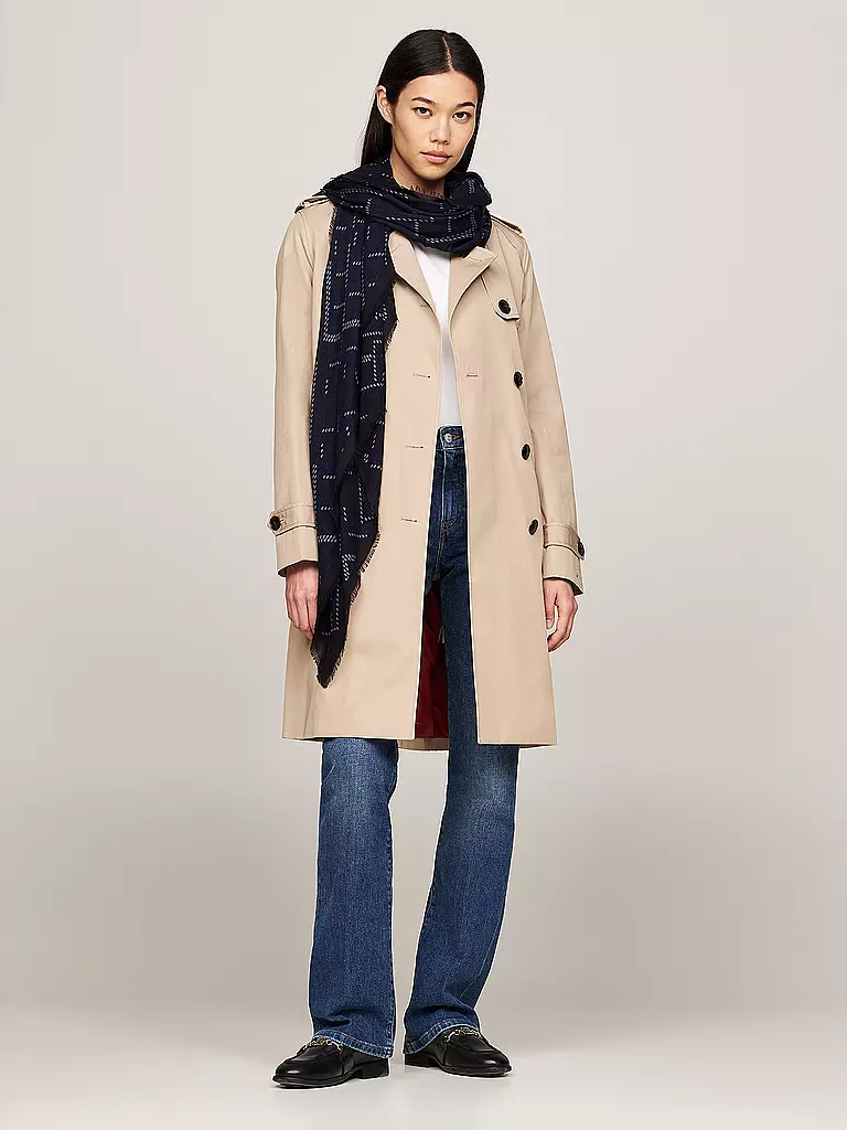 TOMMY HILFIGER Tuch  dunkelblau