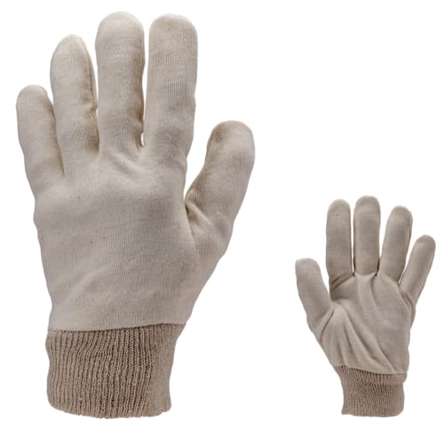 Gant de manipulation coton beige