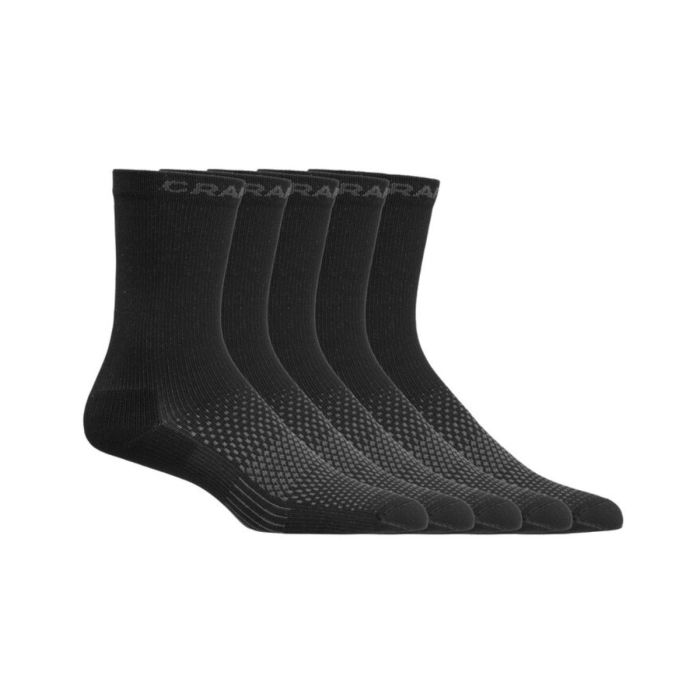 Craft Unisex Strømper Core Dry High 5-Pack Sock Sort